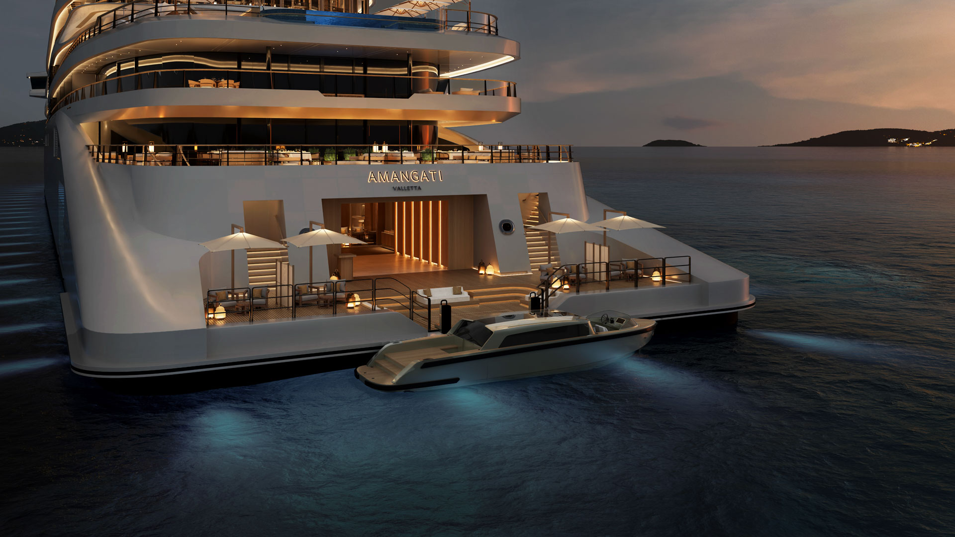 Amangati, Aman at Sea