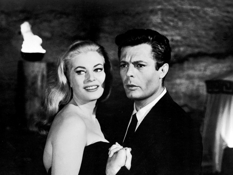 Still from Fellini's La Dolce Vita, the film that inspired the train